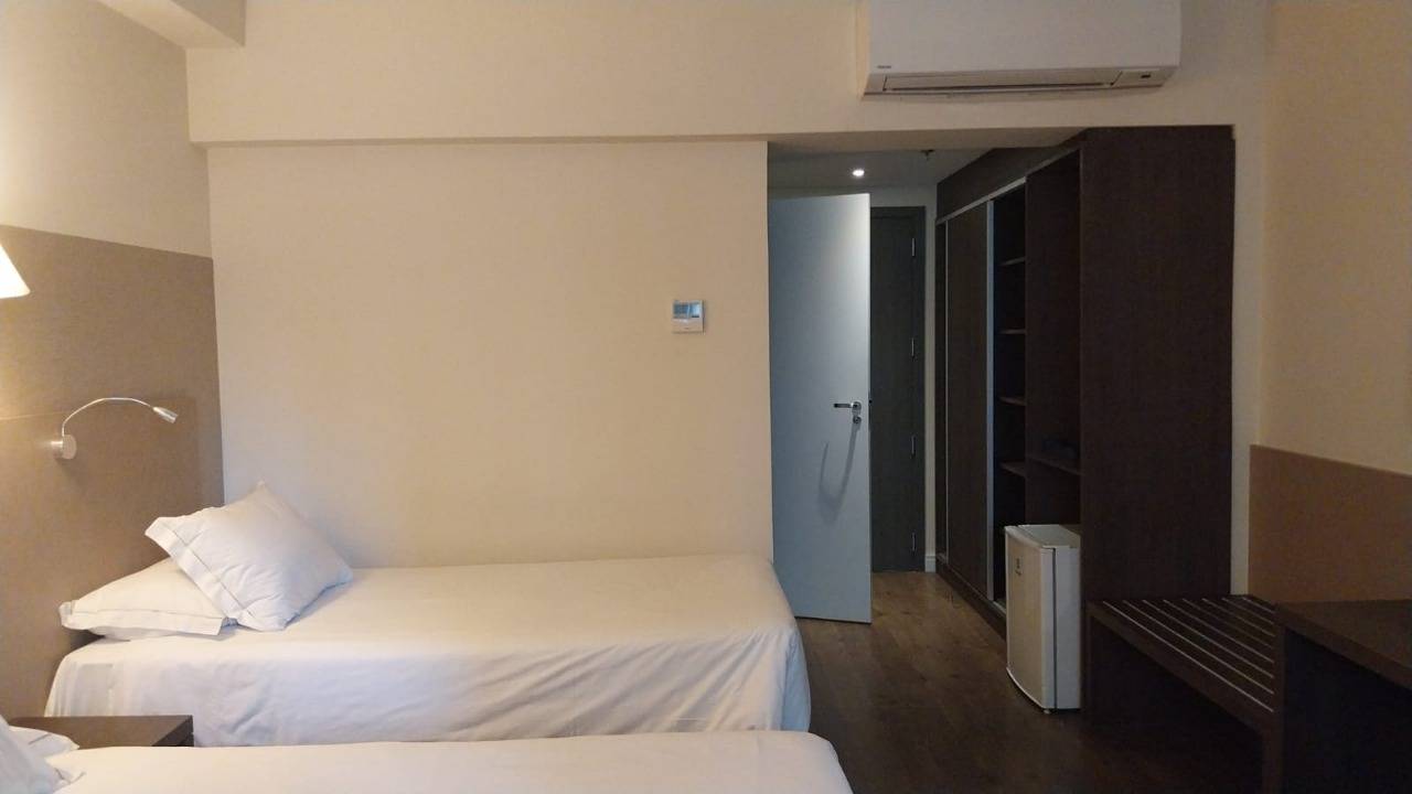 Flat mobiliado de 18,46m² no conceituado Transamerica Ribeirão Preto