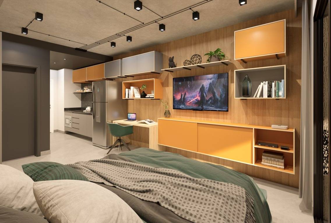 Studio de 38m² no Pixel Residence – a poucos minutos da USP e do HC Ribeirão Preto!